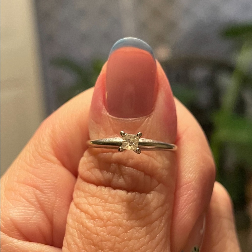 Solitaire Diamond Ring Purchased From Moody’s In Tulsa, Ok 2011 View 2
